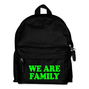 We are family - Sac à dos Enfant - noir - Devant