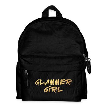 Glammer Girl Gold Luxury Exclusive Girl - Kids' Backpack - black - Front