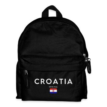 Drapeau croate, fierté croate - Sac à dos Enfant - noir - Devant