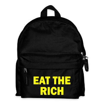 Eat the rich - Kids' Backpack - black - Front