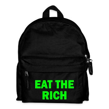 Eat the rich - Kids' Backpack - black - Front