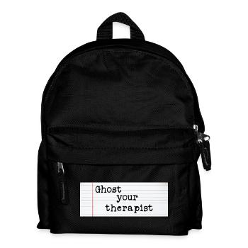 Ghost Your Therapist - Kids' Backpack - black - Front