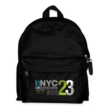 Urban Streetwear Number 86 Design - Kids' Backpack - black - Front