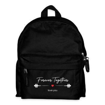 Für immer zusammen Ich liebe dich Ewige Liebe - Kinder Rucksack - Schwarz - Vorne