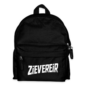 Zievereir, T-shirt en dialecte flamand - Sac à dos Enfant - noir - Devant