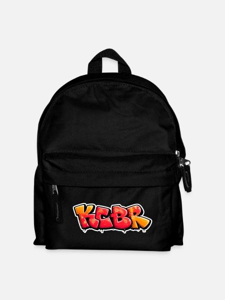 KCBR Graffiti Burst Design - Kids' Backpack - black