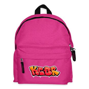 KCBR Graffiti Burst Design - Kinder Rucksack - Fuchsia - Vorne