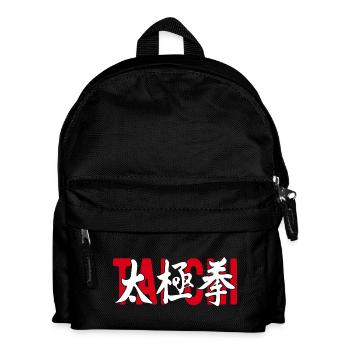Taichi Tai Chi Martial Arts Kanji Gym China - Kids' Backpack - black - Front