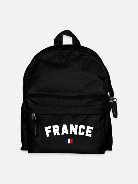 Frankreich - Kinder Rucksack - Schwarz