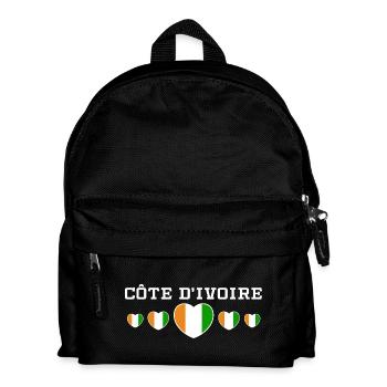 Ivory Coast Pride Cote D'Ivoire Heritage Elephant - Sac à dos Enfant - noir - Devant