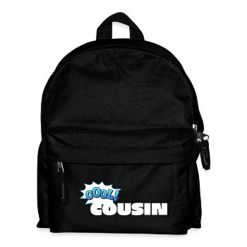 Cool Cousin Statement-Design für den Cousin - Kinder Rucksack - Schwarz - Vorne