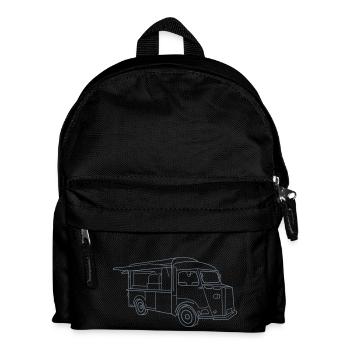 Camion de nourriture (Food Truck) - Sac à dos Enfant - noir - Devant