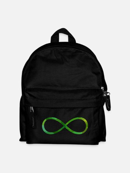 Symbole infinie signe - Sac à dos Enfant - noir