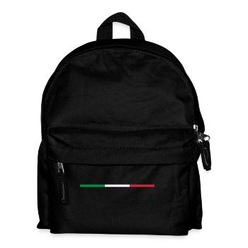 Italy - national flag as a retro stripes. - Kids' Backpack - black - Front