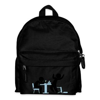Ein Poker-Spieler gewinnt ein Spiel - Kinder Rucksack - Schwarz - Vorne