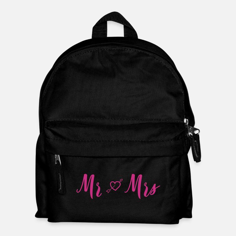 mr_mrs_heart - Kinder Rucksack - Schwarz