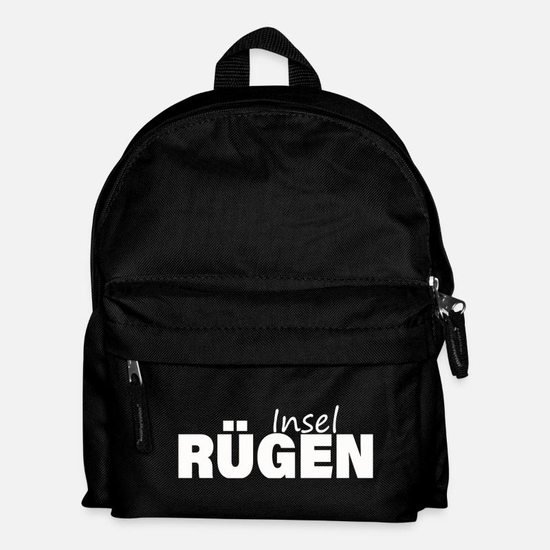 INSEL RÜGEN - Kinder Rucksack - Schwarz