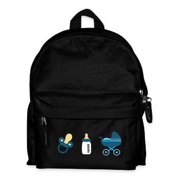Baby Birth 2025 Gift Gift Idea - Kids' Backpack - black - Front