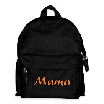 MAMMA. MUTTERTAG. SCHÖNEN MUTTERTAG. MAMA - Kinder Rucksack - Schwarz - Vorne