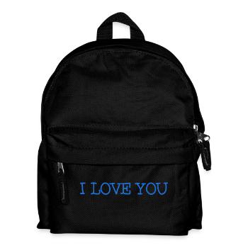 ICH LIEBE DICH. ICH HABE GERADE GEHEIRATET. Junggesellinnenabschied. VALENTINSTAG. HALS - Kinder Rucksack - Schwarz - Vorne