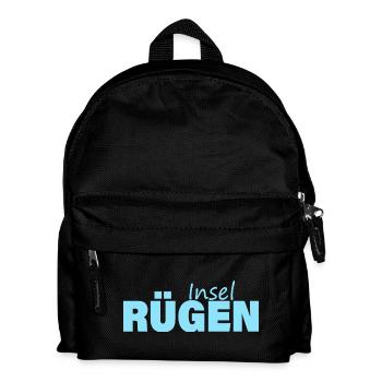 INSEL RÜGEN - Kinder Rucksack - Schwarz - Vorne