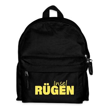 INSEL RÜGEN - Kinder Rucksack - Schwarz - Vorne