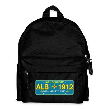 New Mexico Nummernschild Albuquerque - Kinder Rucksack - Schwarz - Vorne