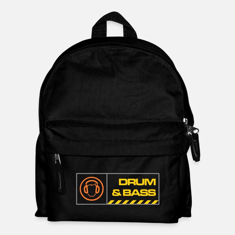 db warning - Kids' Backpack - black