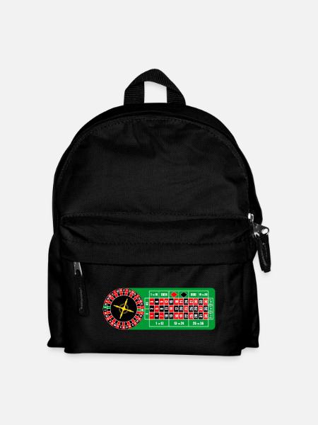 Roulette Casino - Kinder Rucksack - Schwarz