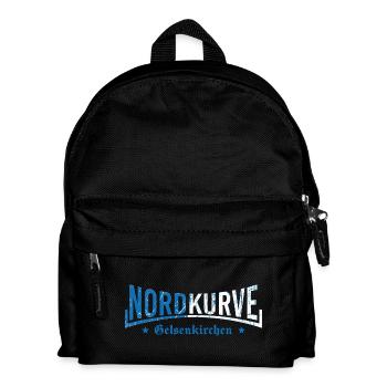 Gelsenkirchen Nordkurve Schalke - Kinder Rucksack - Schwarz - Vorne