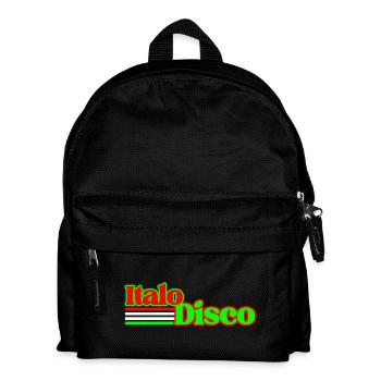 Italo Disco vintage - Kids' Backpack - black - Front