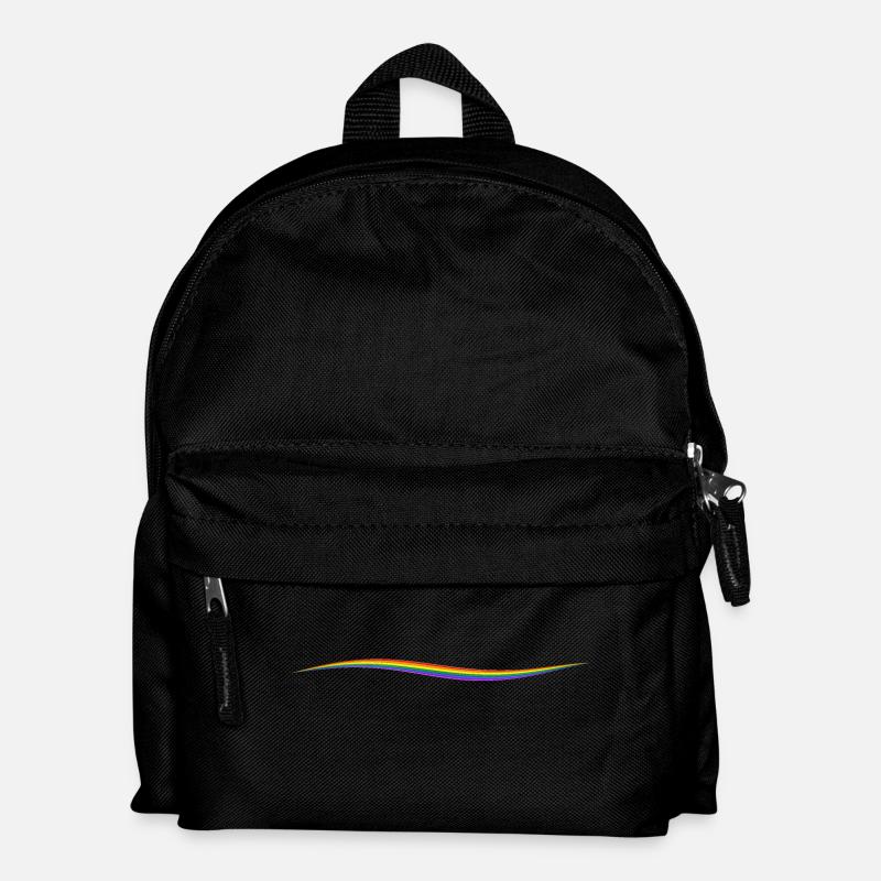 Rainbow Line - Kids' Backpack - black
