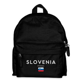 Drapeau de la Slovénie, fierté slovène - Sac à dos Enfant - noir - Devant