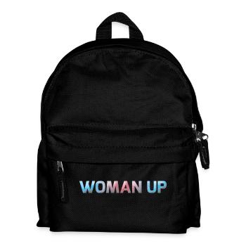 Woman Up - Kinder Rucksack - Schwarz - Vorne