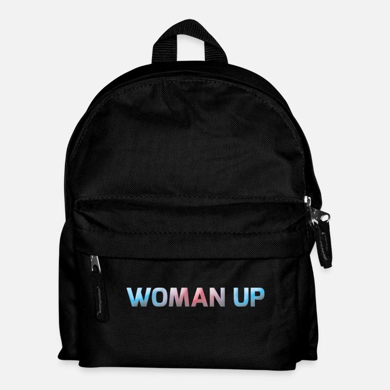 Woman Up - Kinder Rucksack - Schwarz
