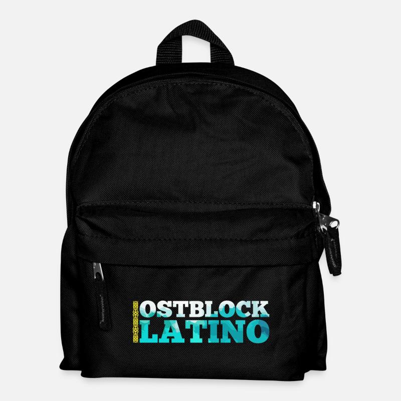 Ostblock Latino Kasache Kasachstan Geschenk - Kinder Rucksack - Schwarz