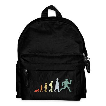 Évolution d’un joueur de crosse - Sac à dos Enfant - noir - Devant