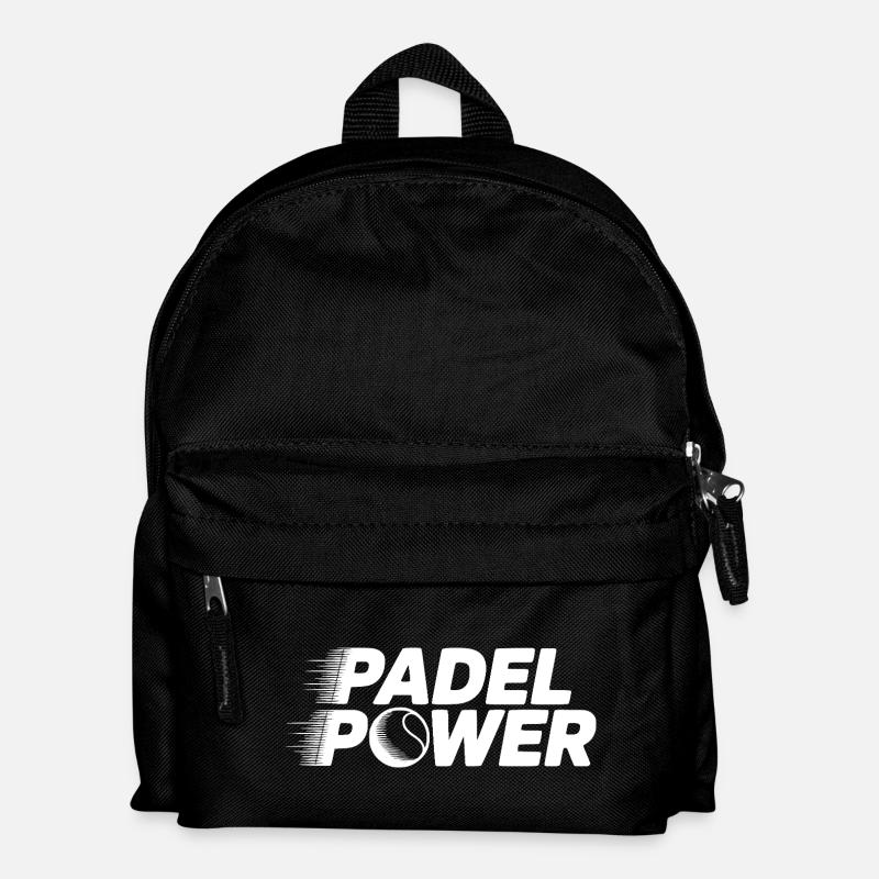 Padel-Kraft - Kinder Rucksack - Schwarz