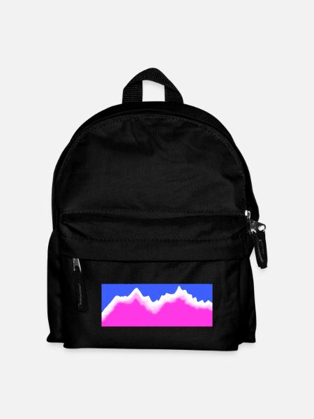 Berge  - Kinder Rucksack - Schwarz