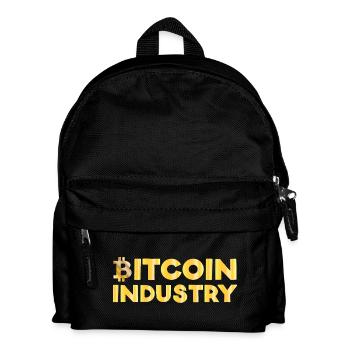 Bitcoin Industry - Kids' Backpack - black - Front