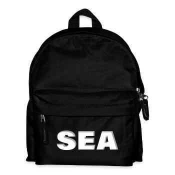 SEA - Kinder Rucksack - Schwarz - Vorne