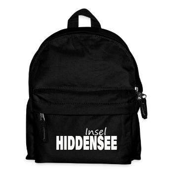 HIDDENSEE - Kinder Rucksack - Schwarz - Vorne