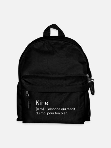 Définition Kiné Cadeau Humour Kinésithérapeute - Sac à dos Enfant - noir