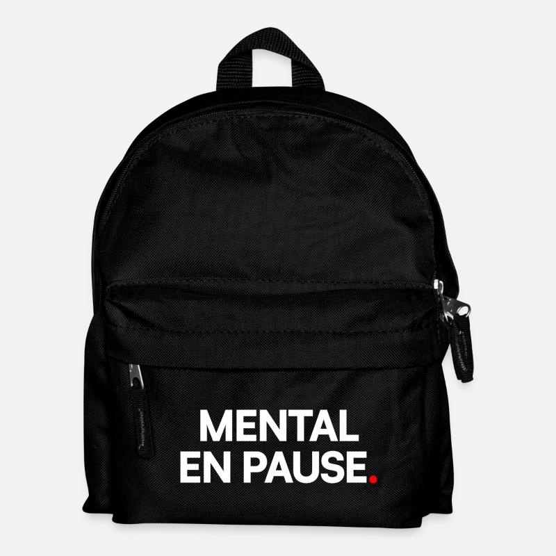 Mental pause - Kids' Backpack - black