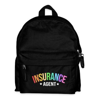 Insurance Insurance Agent Assets - Kids' Backpack - black - Front