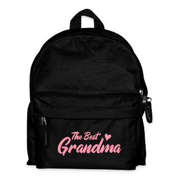 Best Granny Rosé Font - Kids' Backpack - black - Front