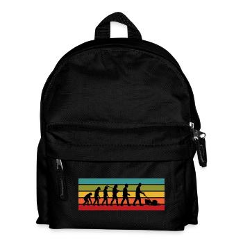 Funny Lawn Mowing Gift for Landscaper and Dad - Kids' Backpack - black - Front