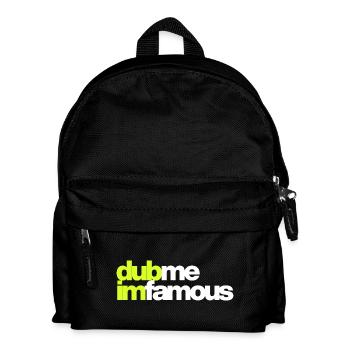 DUB ME I'M FAMOUS - Kinder Rucksack - Schwarz - Vorne