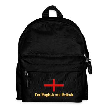 I'm English not British - Kids' Backpack - black - Front