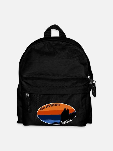 Côte des Basken Biarritz - Kinder Rucksack - Schwarz